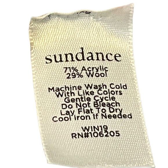 Sundance Womens Melange Open Knit Wool Blend Italy Made Cardigan Sweater sz S - Picture 15 of 16